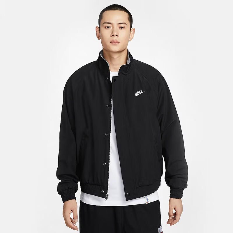 Nike/耐克官方正品Club Futura男士摇粒绒里料加绒夹克FZ0657-010