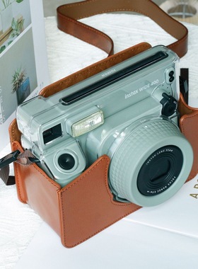 富士拍立得wide400相机包 可套壳装 套壳包宽幅W400复古套收纳包