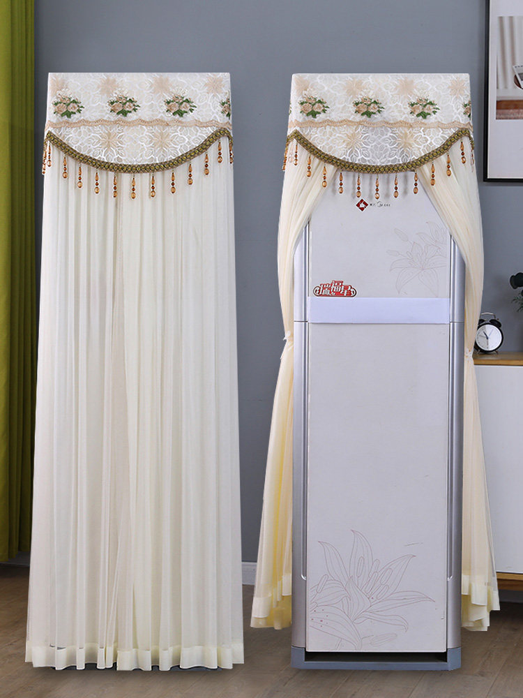 立式空调防尘罩方形柜机客厅3匹开机不取柜式通用盖布新款空调套