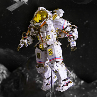 神舟航天员金属拼装太空模型 3D立体拼图手工diy减压拼装玩具摆件
