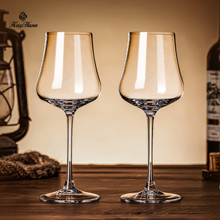 2025新款奥拉水晶红酒杯勃艮第收腰闻香高脚杯家用醒酒器套装小号