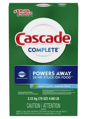 Cascade进口洗碗机餐具专用洗涤剂留香多效合1清洁推荐CASCADE