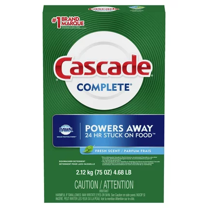 Cascade进口洗碗机餐具专用洗涤剂留香多效合1清洁推荐CASCADE
