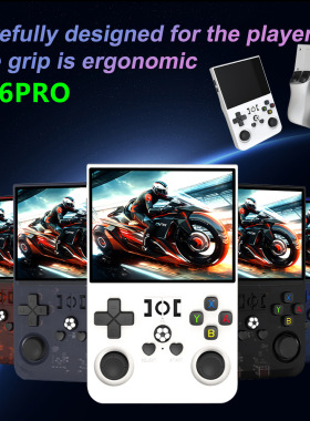 R36MAX 开源掌机4.0寸大屏双摇杆街机 R36PRO GBA游戏机 PSP游戏