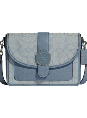COACH 蔻驰 Lonnie 女士斜挎包单肩包邮差包 翻盖款 C8307