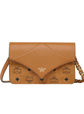 MCM【早春新品】经典老花满印迷你单肩包背提包