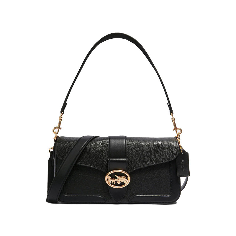 COACH女士单肩包马车标