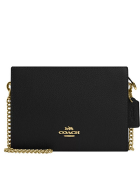 COACH 蔻驰 Slim Crossbody 女士链条斜挎包 纯色