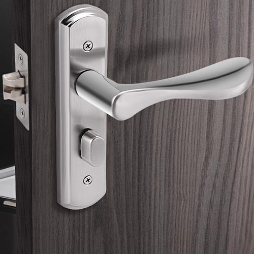 卫生间无钥匙浴室铝钛镁合金门锁