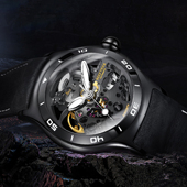 联名瑞夫泰格手表男款 机械表极光系列潮流镂空全自动防水男士 腕表