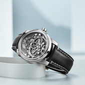 OBLVLO欧宝罗联名魔时伸缩针瑞士原装 机芯全自动机械男士 手表