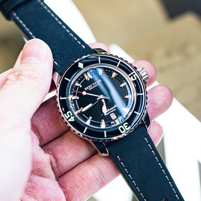 联名瑞夫泰格夜光潜水手表防水男表全自动机械表男休闲五十寻腕表