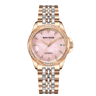 联名瑞夫泰格女表品牌正品全自动机械表防水简约时尚手表女