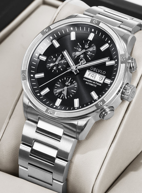 法国OBL欧宝罗正品全自动机械表多功能男士手表品牌手表男CM十大