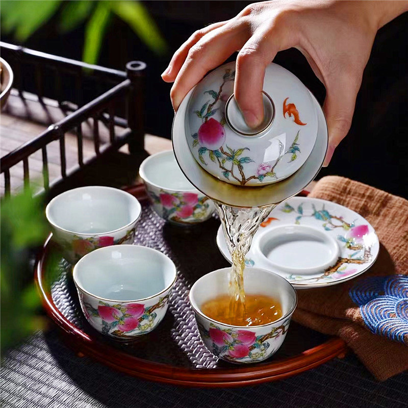 茶具套装个性简约盖碗图片