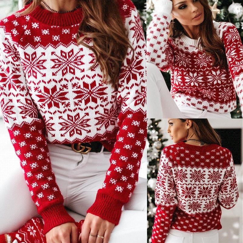 Christmas Sweater Women Xmas Printed Jumper Warm Pullovers|msdalam kategori Butik wanita / wanita, sweater - dari Buy2taobao.com untuk memberikan perkhidmatan ejen Taobao profesional membeli