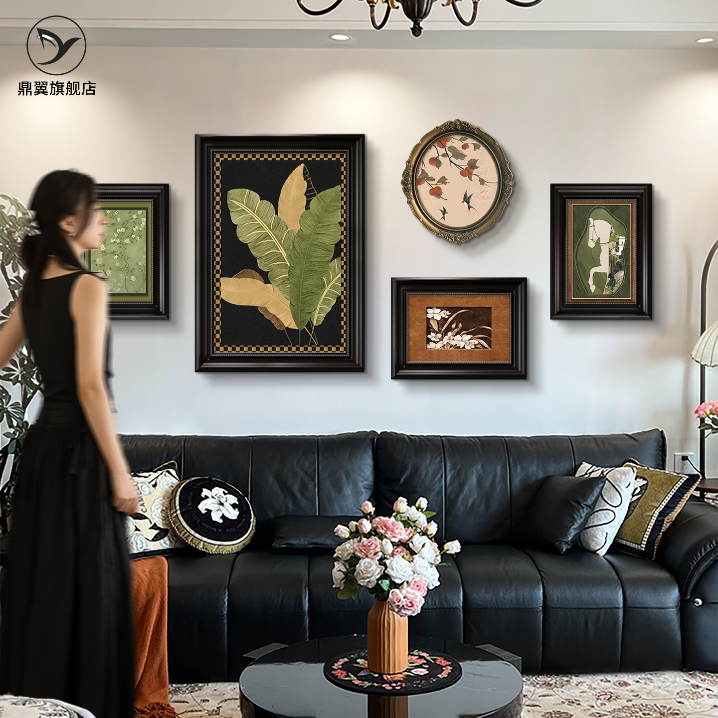 【爆款氛围感中古风挂画】组合画