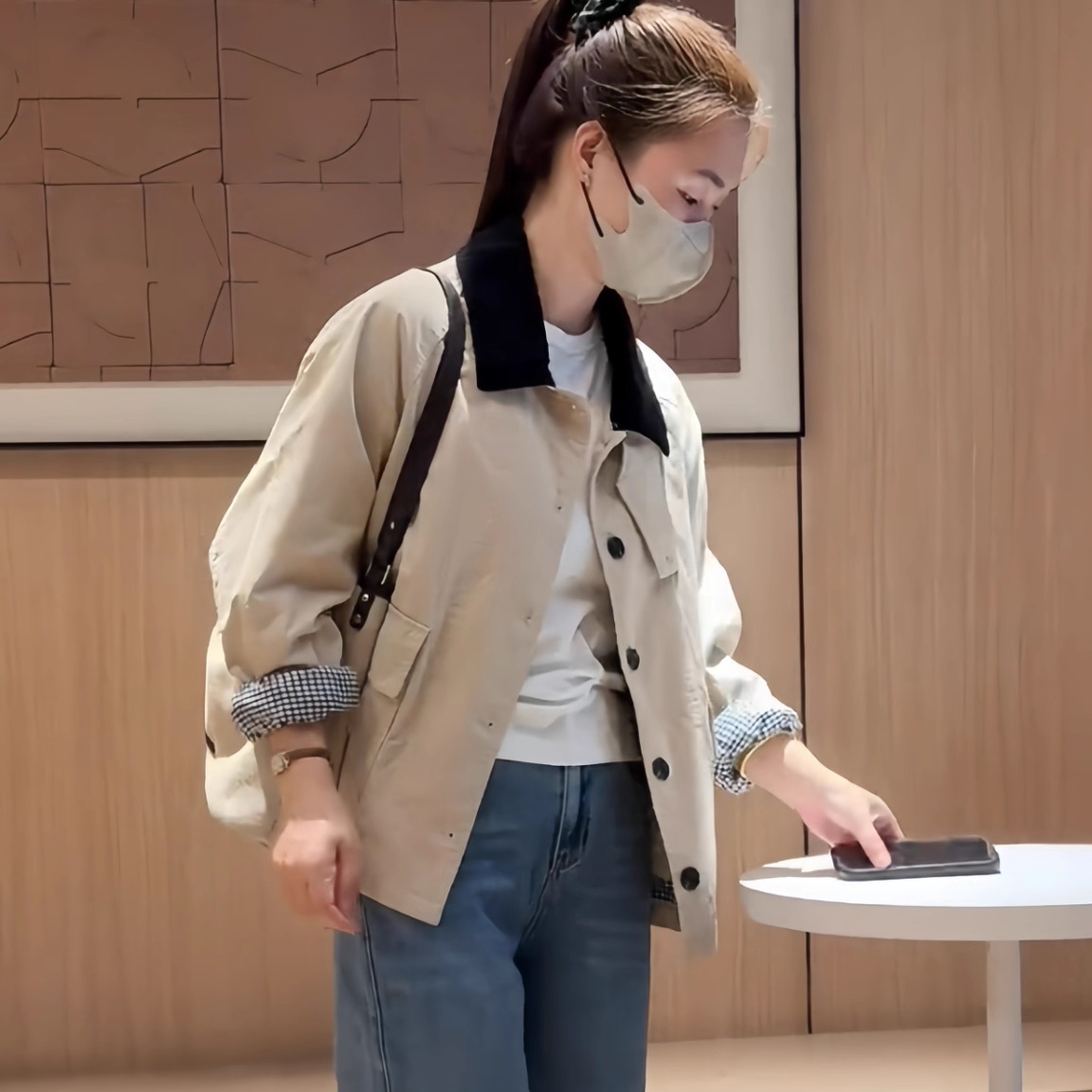 外套女风衣外套2025年春上新时尚