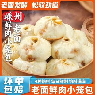 【顺丰冷链】正宗酱肉小笼包商用包子猪肉速食肉包子速冻早餐馒头