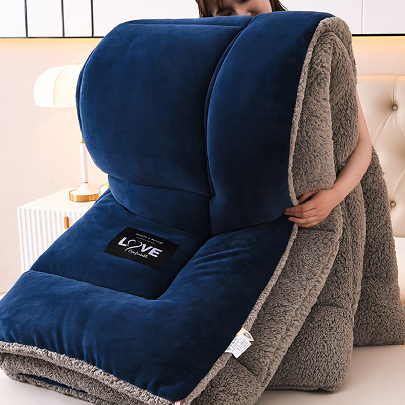 冬季羊羔绒冬被加厚保暖牛奶绒10斤被子珊瑚绒学生宿舍棉被褥被芯,床上用品,化纤被,淘宝优惠券,粉丝福利购,淘宝优惠卷