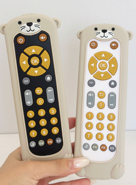 宝宝玩具仿真遥控器手机按键6个月以上1岁2婴幼儿可啃咬早教益智