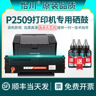 P2509NW P2509W黑白激光打印机粉盒墨粉墨盒碳粉碳粉盒易加粉 219硒鼓P2509 品质 P2509N 适用奔图PD 原装