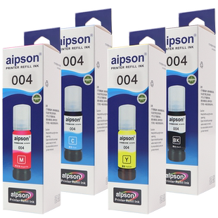 【原装品质】适用爱普生004系列墨水EpsonL3267 L5198 L3157 L3252 L3108 L3115 3116 L3256 L326X连供打印机