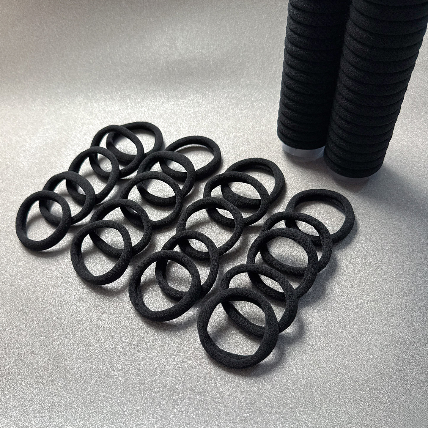 黑色加粗高弹力耐用发圈发绳无接