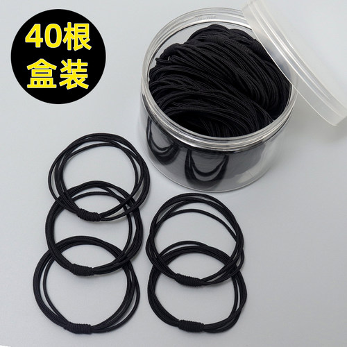 头绳女新款皮套黑色高弹力发圈