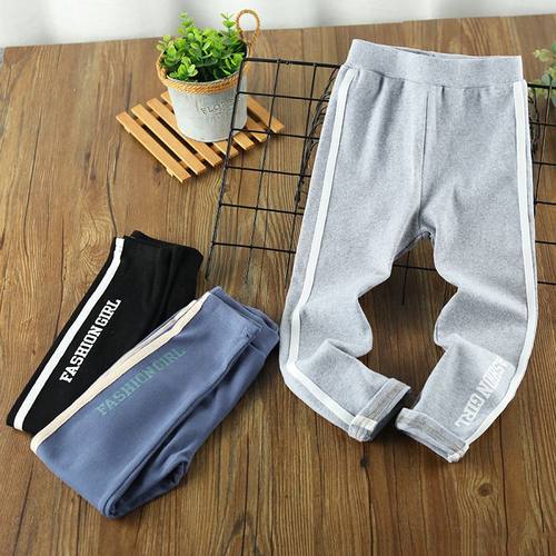 春上新女童打底裤弹力百搭侧拉条中大童外穿裤子裙子搭休闲百搭