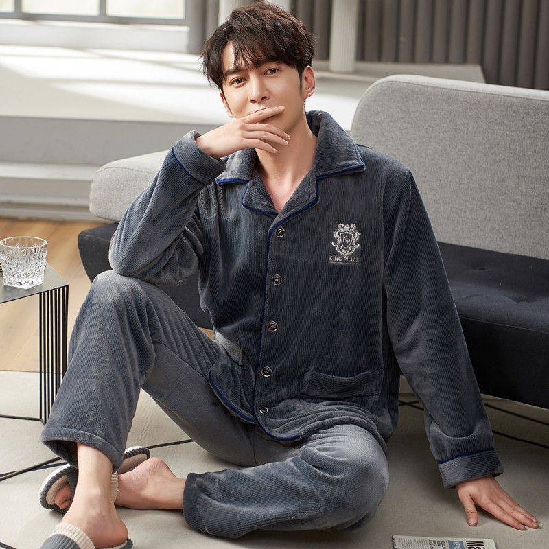 男士睡衣男冬季珊瑚绒秋冬季款新款法兰绒加厚加绒家居服套装,女士内衣/男士内衣/家居服,睡衣/家居服套装,淘宝优惠券,粉丝福利购,淘宝优惠卷