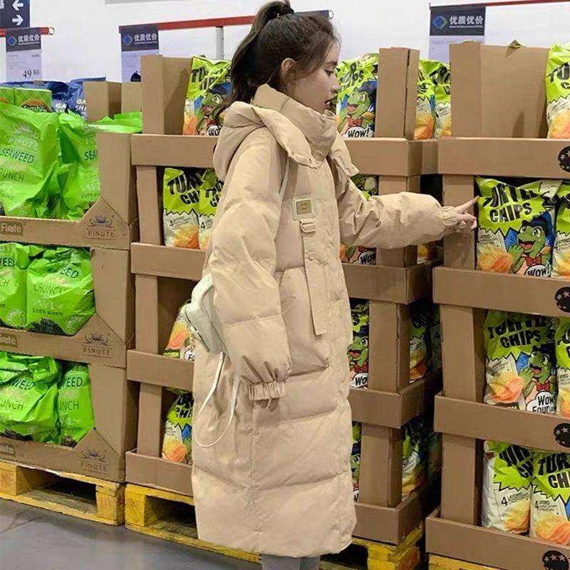 冬季新款棉服女韩版宽松中长过膝羽绒棉衣小个子活帽加厚棉袄外套,女装/女士精品,羽绒服,淘宝优惠券,粉丝福利购,淘宝优惠卷