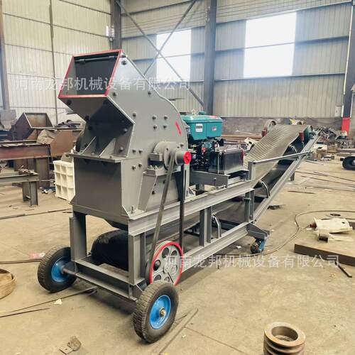 PC400*600锤式破碎机配备柴油动力小时产量10-20吨
