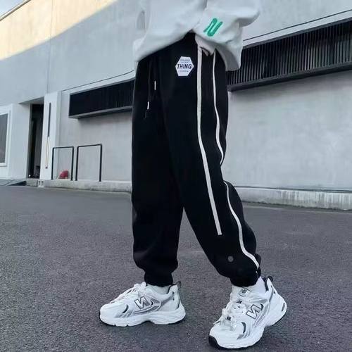 儿童男童裤子新款秋季中大童宽松休闲裤男孩长裤夏装卫裤百搭