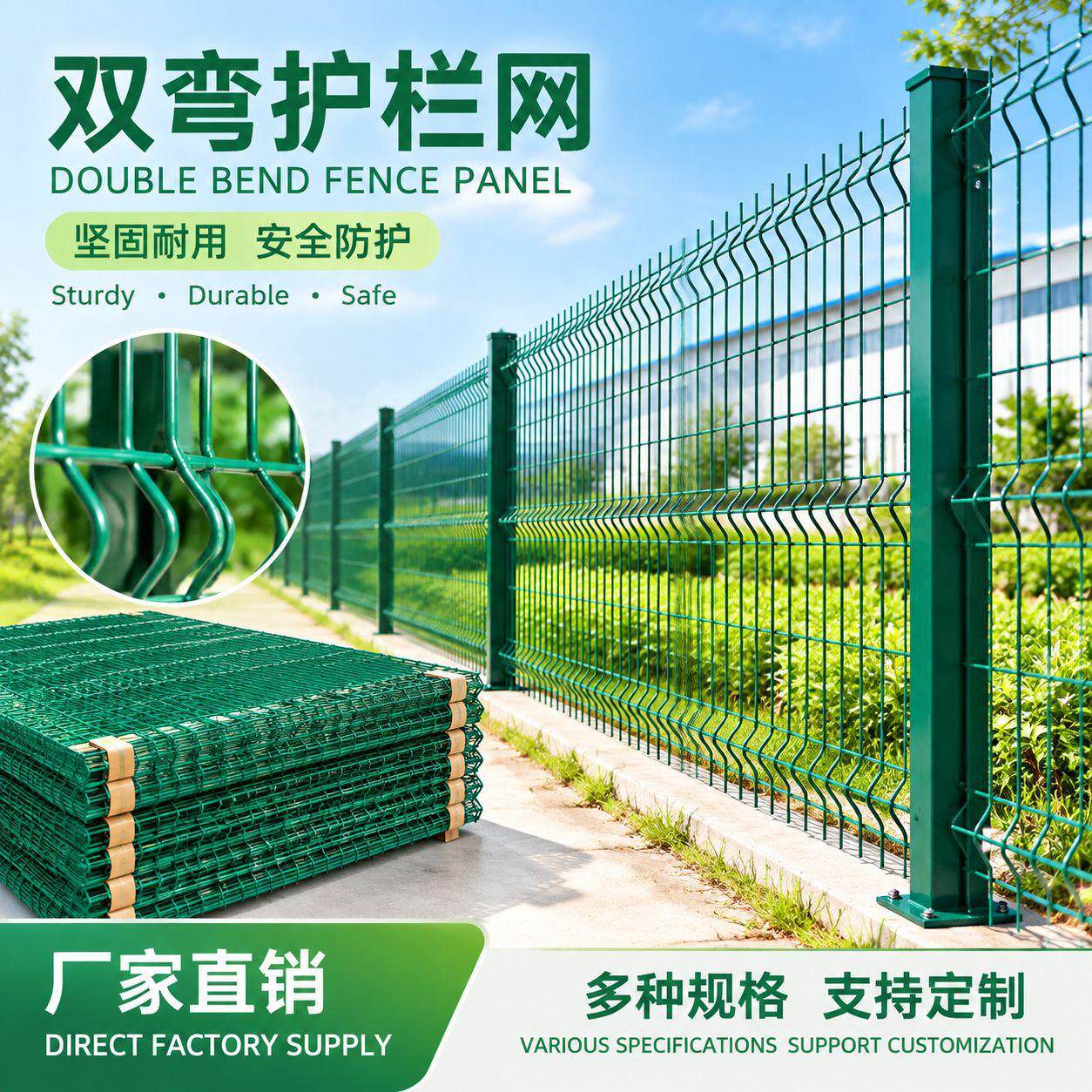 供应护栏网 浸塑护栏网 防护网 小区围栏网 镀锌防护网耐用