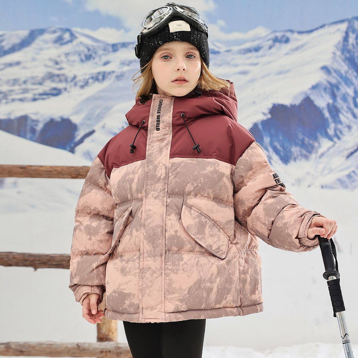 儿童装女童冬装棉衣2025新款中大童冬季女孩棉袄加厚外套连帽棉服,童装/婴儿装/亲子装,羽绒服,淘宝优惠券,粉丝福利购,淘宝优惠卷