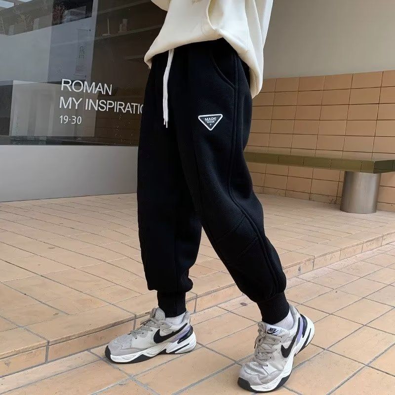 男童裤子秋装男孩新款中大童运动长裤儿童春秋宽松休闲卫裤潮