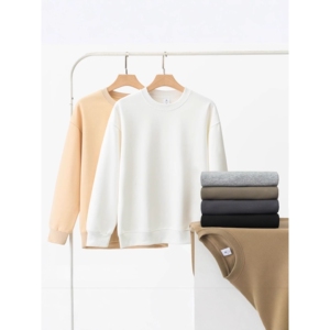 重磅珍珠棉男士卫衣2025新款春秋款男装衣服内搭男圆领上衣打底衫