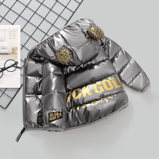 2025三防免洗黑金儿童羽绒棉服男女童冬季棉衣中小童宝宝保暖棉袄