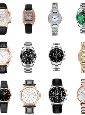 售楼部样板间手表摆件绿色黑色会所影楼拍摄拍照道具大表盘电子表