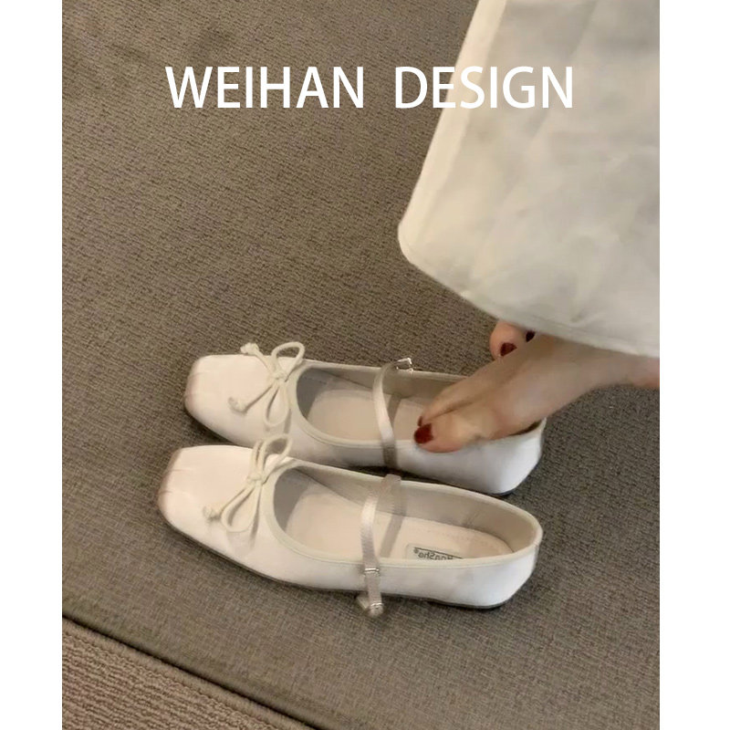 羊皮版!法式温柔猪鼻子玛丽珍鞋