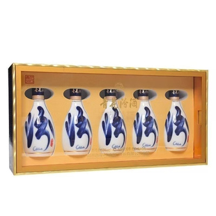 山西汾酒53度 青花30复兴版150mlX5瓶 礼盒装清香型白酒高端送礼