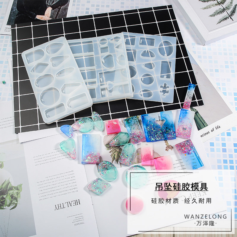 万泽隆手工diy水晶滴胶大全硅胶模具吊坠毛衣链项链耳钉硅胶模具,饰品/流行首饰/时尚饰品新,其他DIY饰品配件,淘宝优惠券,粉丝福利购,淘宝优惠卷