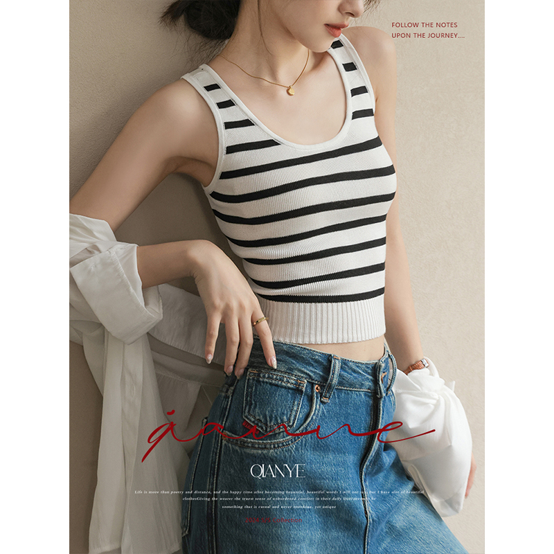 天丝吊带背心女2024新款夏