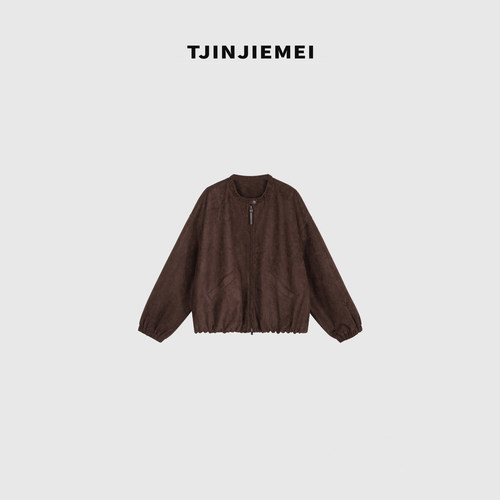 T井姐妹【热可可】设计感休闲百搭短款外套WT2609-TJ1017