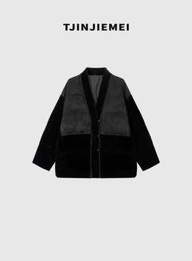 T井姐妹【光年】设计感复古改良新中式鹅绒服YRF2510-7637