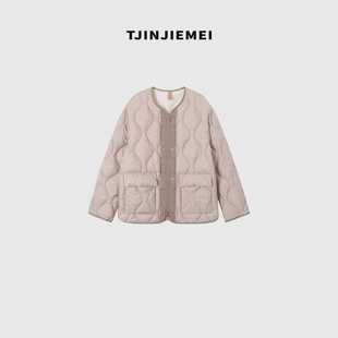 设计感葫芦绗缝羽绒服ERF2510 387 海伦 T井姐妹