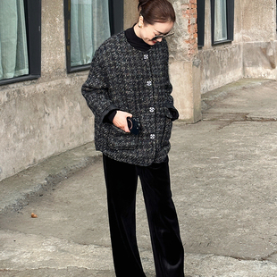 TJ527 WT2509 T井姐妹 巴黎灰轻奢气质减龄宽松羽绒外套女秋冬新款