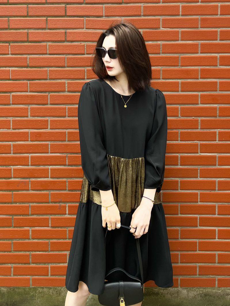 T井姐妹【圆舞曲】气质时尚百搭春季宽松连衣裙LYQ2401-8801