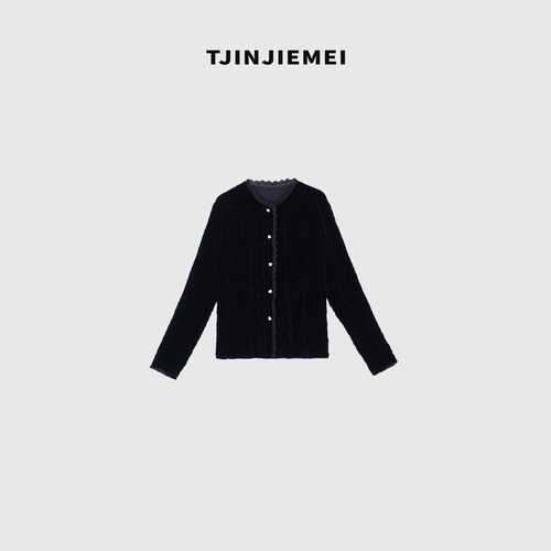 T井姐妹【小精致】精致真丝丝绒显白百搭气质T恤WT2606-TJ920